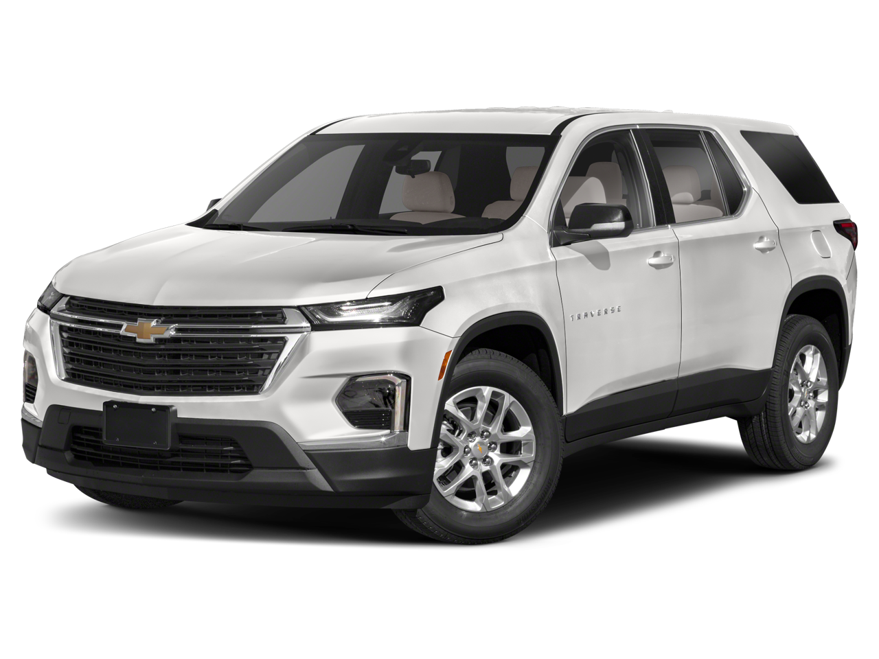 2023 Chevrolet Traverse FWD 1LT in Radiant Red Tintcoat — front three-quarter view