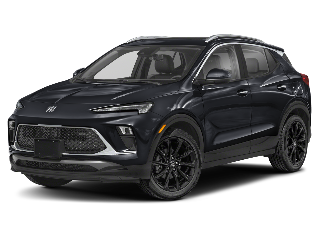 2024 Buick Encore GX Sport Touring FWD in Summit White — front three-quarter view