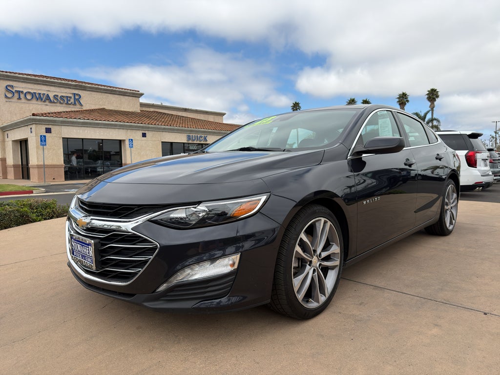 2023 Chevrolet Malibu 4dr Sdn 1LT in Dark Ash Metallic — front three-quarter view
