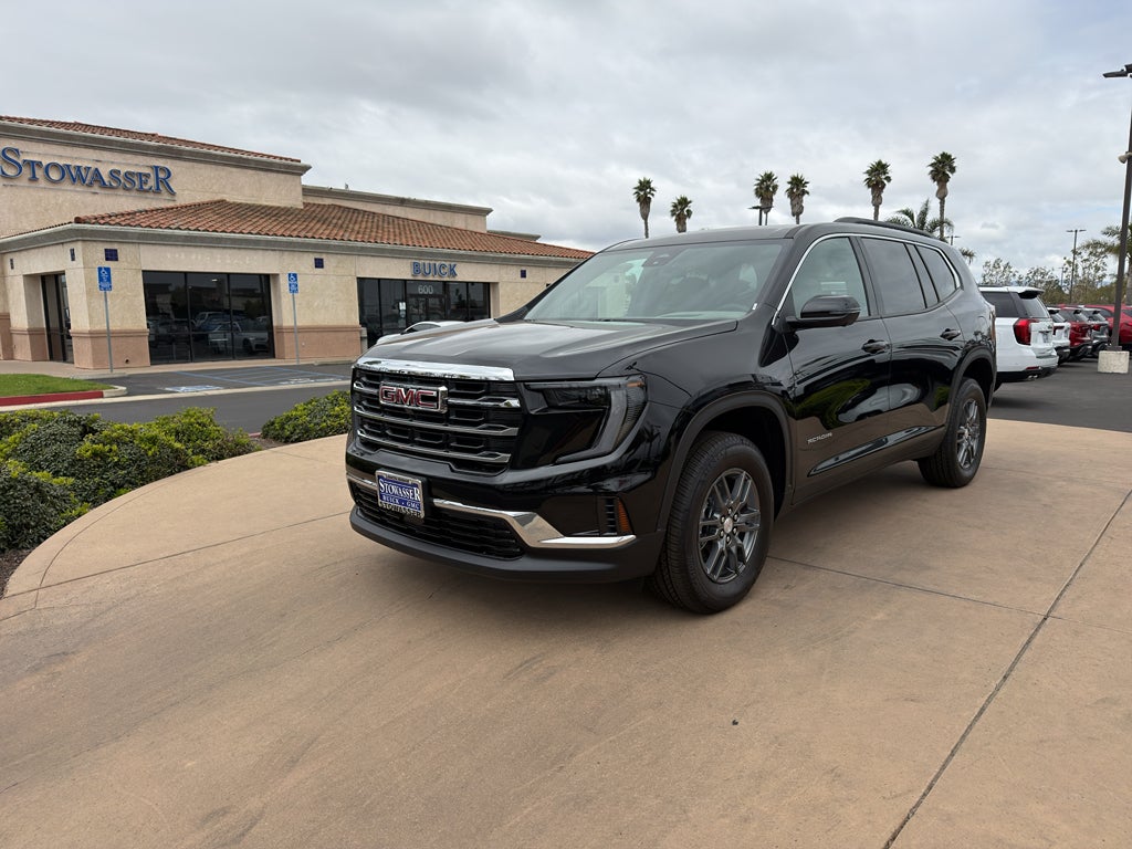 2026 GMC Acadia Elevation in Ebony Twilight Metallic — front three-quarter view
