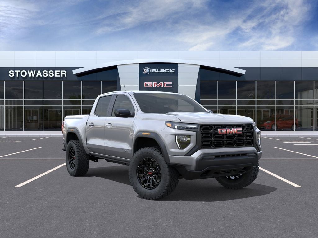 2026 GMC Canyon Elevation in Sterling Metallic — front three-quarter view