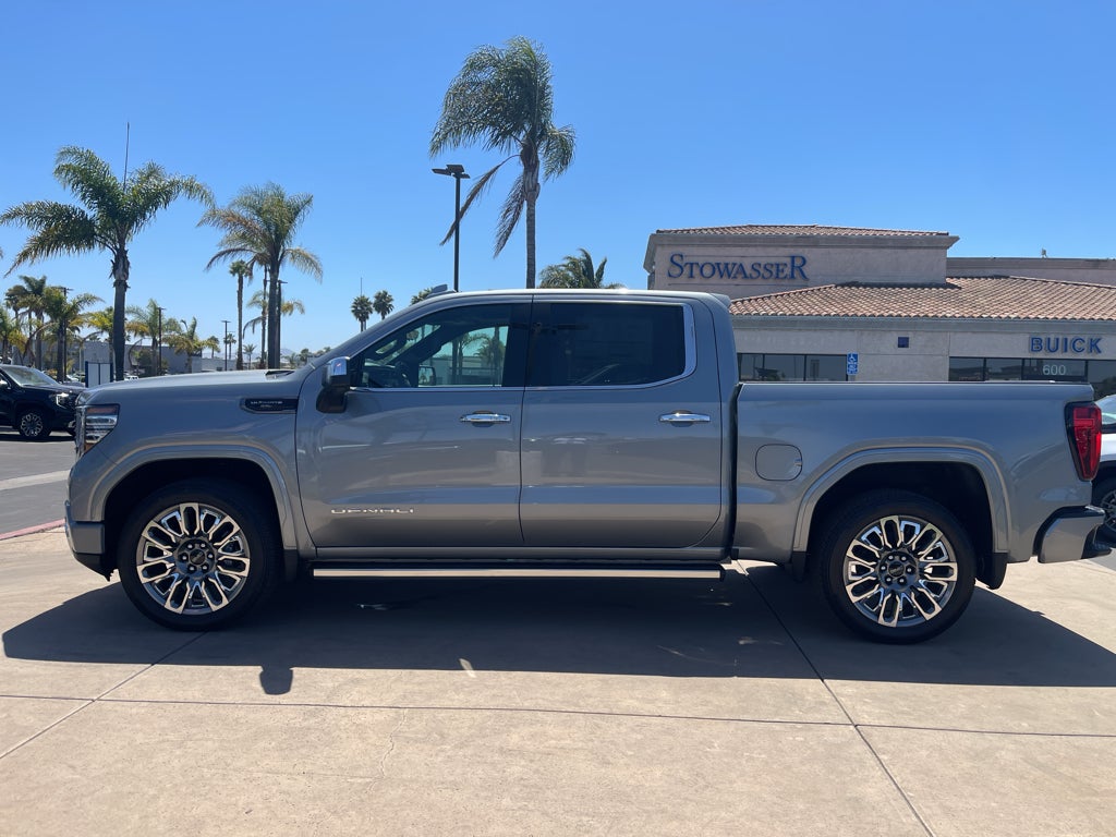 2026 GMC Sierra 1500 Denali Ultimate in Sterling Metallic — front three-quarter view