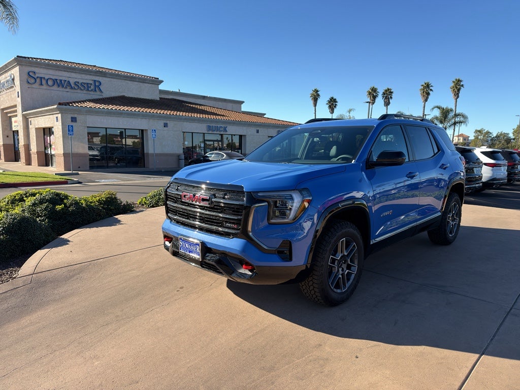 2026 GMC Terrain AT4 in Rapids Metallic — front three-quarter view