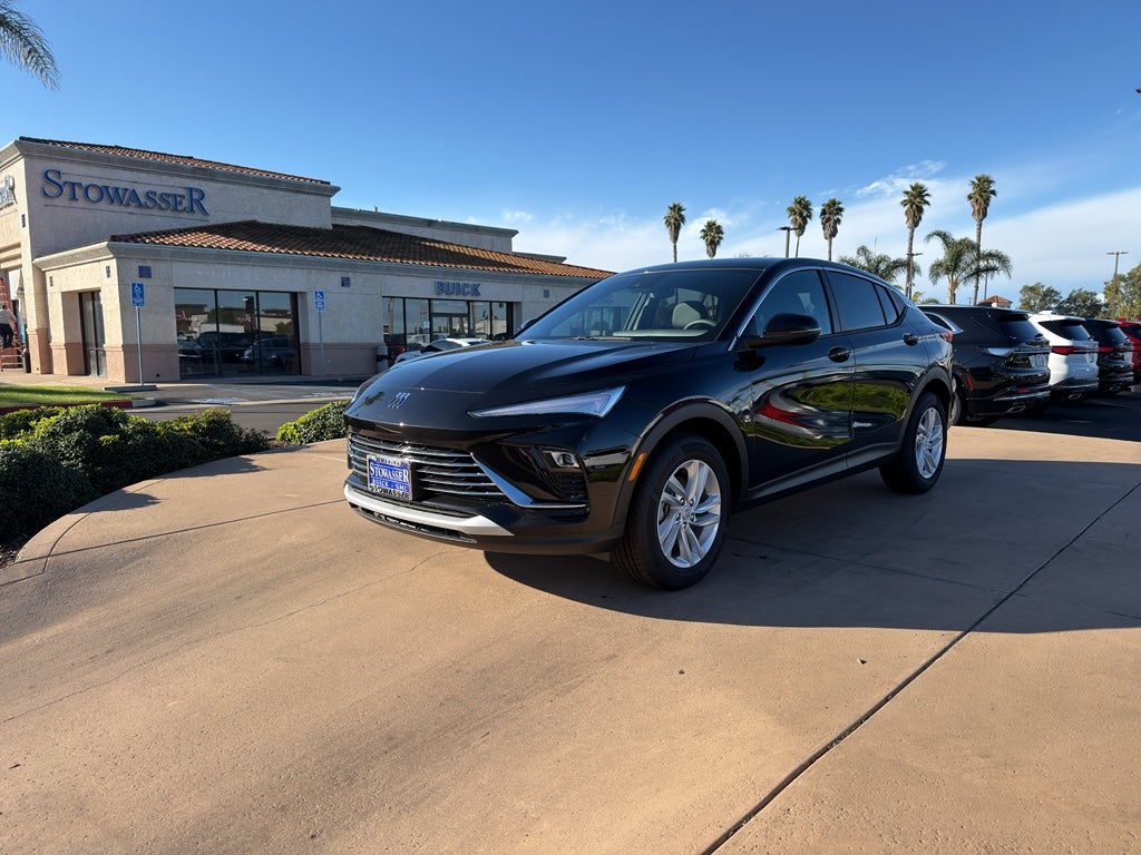 2026 Buick Envista Preferred in Ebony Twilight Metallic — front three-quarter view